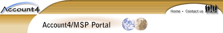 Account4 MSP Portal